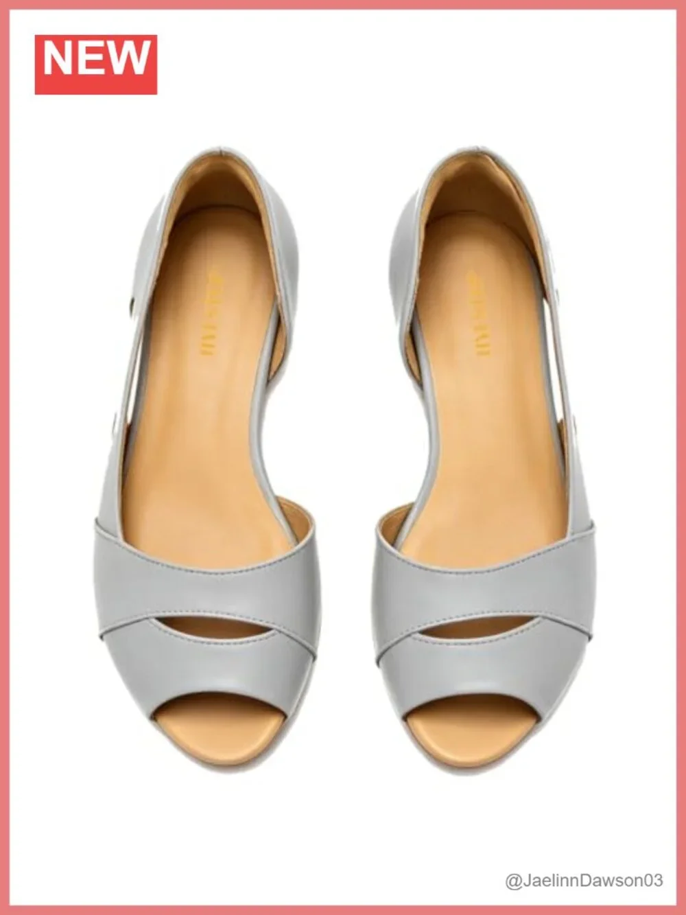 Suede Flat Sandals Cutout Slip On Ankle Strap